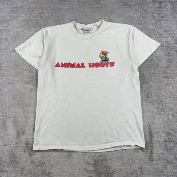 Fruit of the Loom Other - Animal House Shirt Mens Medium White Vintage Y2K Movie Graphic Delta House
